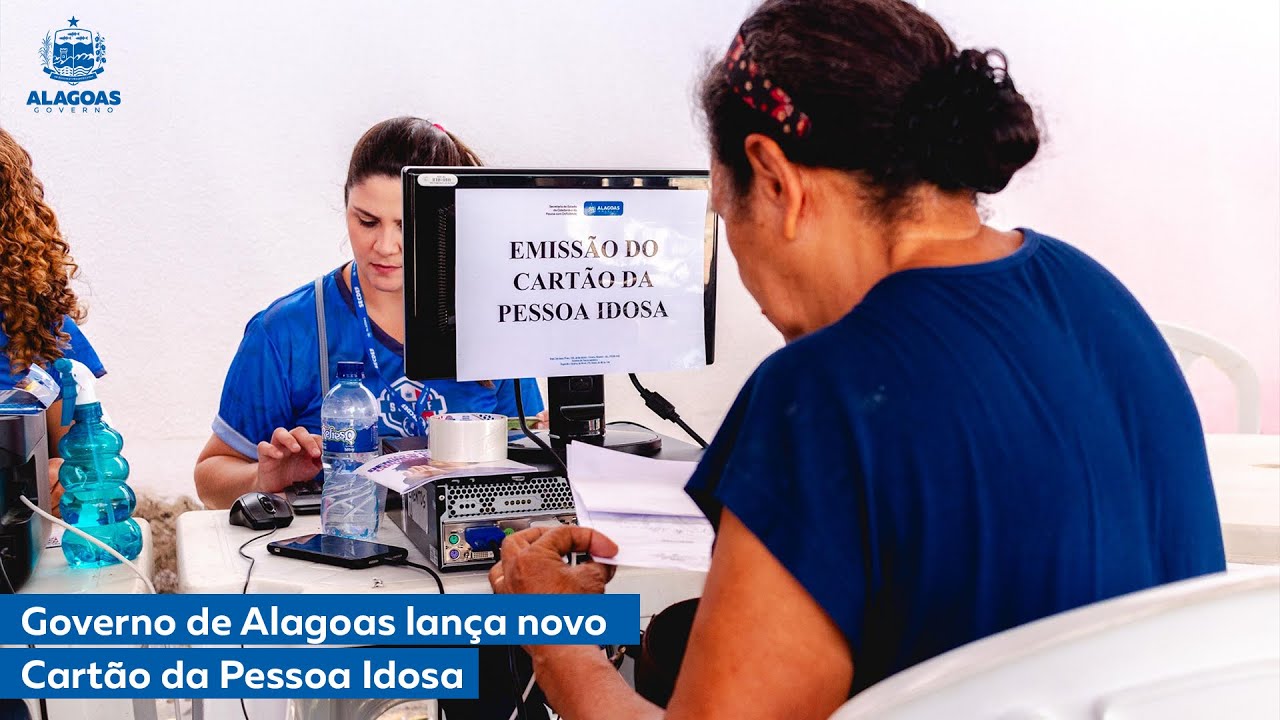 Governo de Alagoas lança novo Cartão da Pessoa Idosa