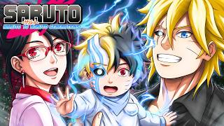 SORUTO L'ENFANT DE BORUTO SARADA DÉVOILÉ DANS TWO BLUE VORTEX EPISODE 32 !