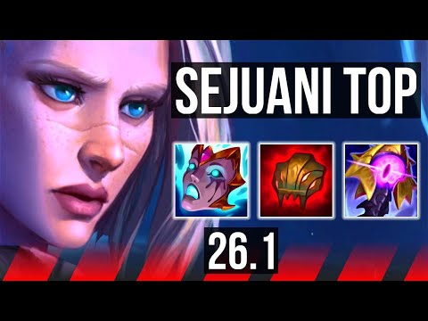 SEJUANI vs NASUS (TOP) | Perfect KDA: 8/0/2 | EUW Diamond | 26.1