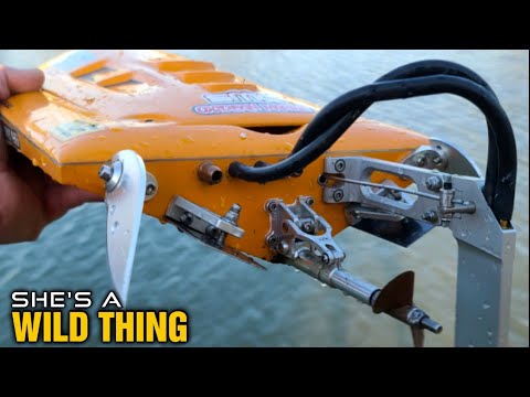 8s Test Run With Major Issues Deltaforce 35 - Spektrum 4685 1350kv, ZTW 200a, SMC - FE Rc Boat