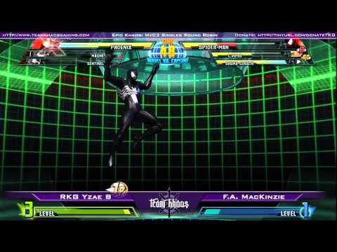 Epic Khaos May MvC3 Singles Round Robin - RKG Yzae B vs F.A. MacKinzie