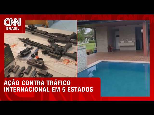 Operação combate tráfico internacional de drogas e lavagem de dinheiro | LIVE CNN
