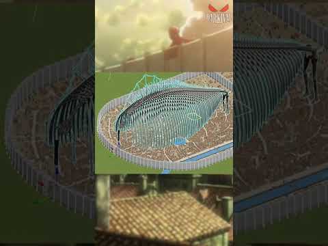 ⛰️ CUÁNTO MIDE EL TITÁN FUNDADOR DE EREN ⛰️ #attackontitan #shorts