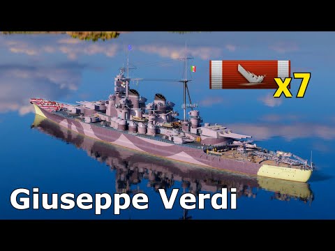 World of WarShips Giuseppe Verdi - 7 Kills 278K Damage