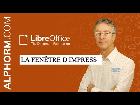 Formation LibreOffice Impress L essentiel | La fenêtre d Impress