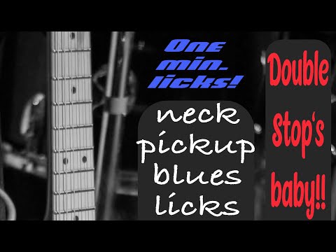 Double Stop Blues Licks