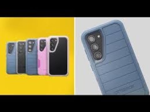 Samsung Galaxy S24 Ultra Case Commuter Series Crisp Denim Blue Slim with Port Protection for Review