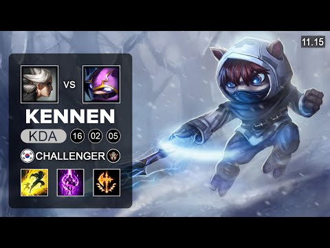 Kennen Top vs Camille - KR Challenger Patch 11.15