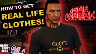 How to get real life clothes in GTA 5 online
