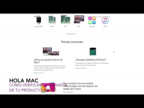 Cómo verificar la garantía de su Mac y el estado de AppleCare+