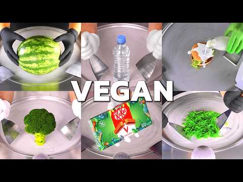 The Best Vegan Ice Cream Rolls - Compilation 🌱🍦 The Most Satisfying ASMR Ever!