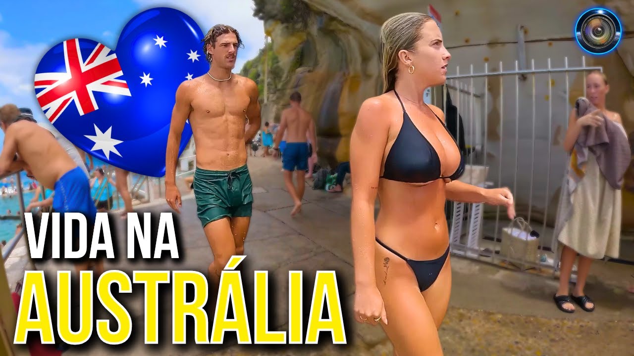 Praias, Mulheres Lindas e um Estilo de Vida Incrível! Vida na Austrália Documentário