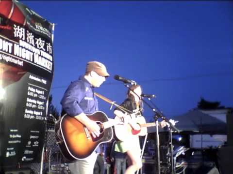 Larra Skye & Kevin Zarnett at T&T Waterfront Nightmarket (August 2010)