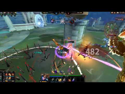SMITE - Loki Penta Kill com build attack-speed!