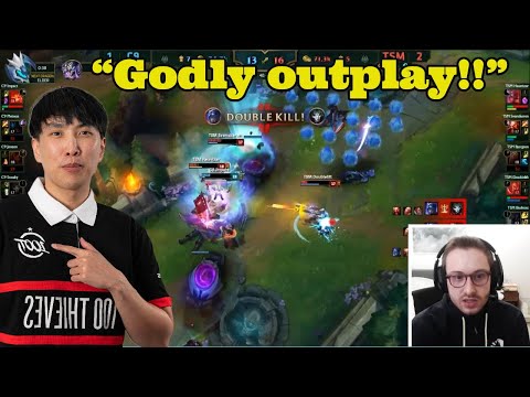 Bjergsen Reacts To Doublelift's ICONIC Lucian Play!!
