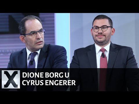 Cyrus Engerer u Dione Borg f'Dibattitu f'Xarabank