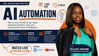 AI Automation MasterClass: Save Time, Automate Work & Work Smarter