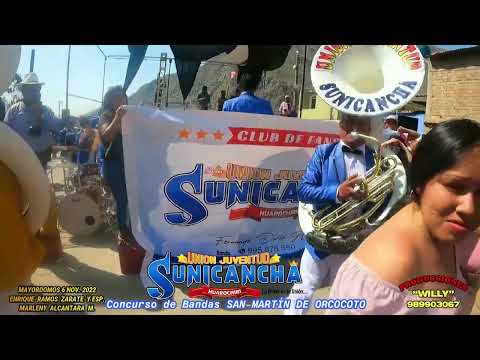 GRAN BANDA UNION JUVENTUD SUNICANCHA EN ORCOCOTO 2022