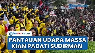 Massa Aksi BEM UI dan Aliansi Kampus Padati Sudirman, Jalan ke Bundaran HI Diblokade Aparat