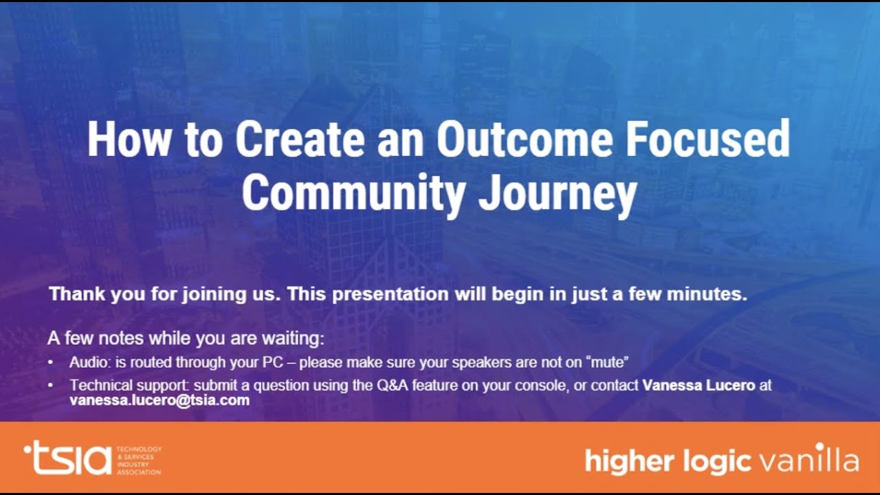 How to Create an Outcome-Focused Community Journey