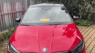 PREDATOR LED vnitřní, 8x3W, 12-24V, oranžový, 240mm, CE