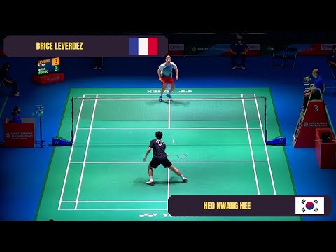BADMINTON | Brice LEVERDEZ (FRA) vs. HEO Kwang Hee (KOR) | Japan Open 2022