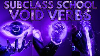 Void Verbs Explained | Subclass School