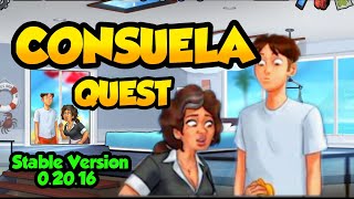Consuela walkthrough is Summertime Saga latest version 0.20.16 (stable version)