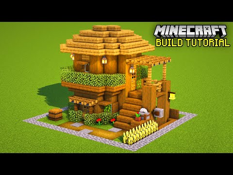 Minecraft: How to build a SMALL SURVIVAL HOUSE!                 (EASY HOUSE TUTORIAL)