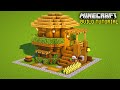 Minecraft How To Build A SMALL SURVIVAL HOUSE EASY HOUSE TUTORIAL