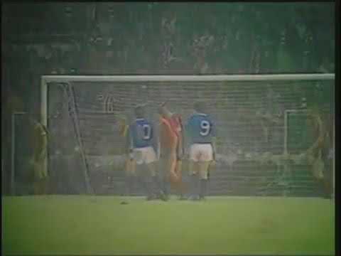 ECC 1978-79. Round of 16. PSV Eindhoven - Glasgow Rangers. Highlights.
