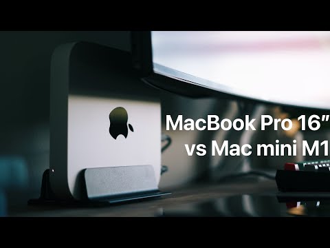 XCode build test - MacBook Pro 16" vs Mac mini 2020 (M1)