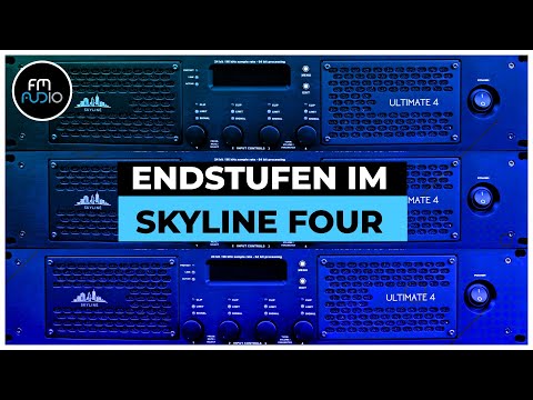 Schaltzentrale, Endstufen und DSP im Skyline Four