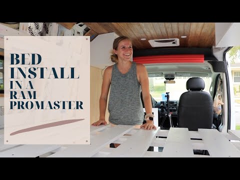 BED INSTALL in a RAM PROMASTER Cargo Van EXPLAINED