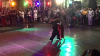 Leo Ortiz and Naomi Hotta - 3/4 plaza dorrego milonga perfo