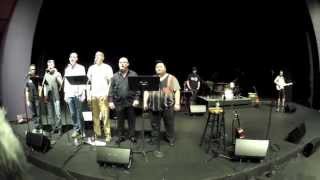Storm Large rehearsal w Men Alive at the Barclay Theatre in Irvine CA 10/15/14