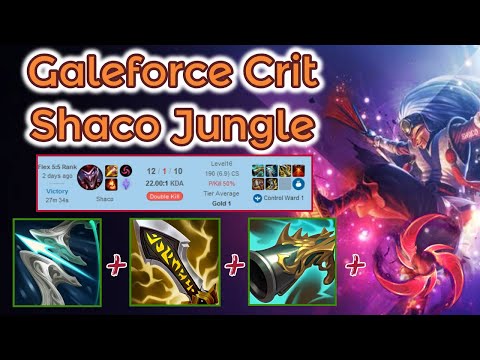 Full Crit Galeforce Shaco Jungle - EUNE Journey [League of Legends] Full Gameplay - Infernal Shaco