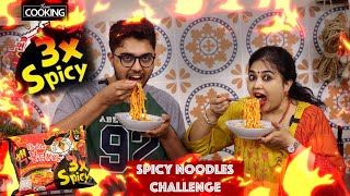 Spicy Noodles Challenge | 3x 🔥 Extremely SPICY Korean Fire Noodles Eating Challenge | Food Challenge
