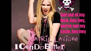 I Can Do Better (clean) Avril Lavigne lyrics