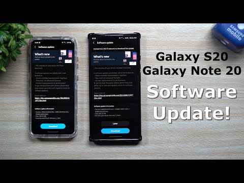 Galaxy S20 & Galaxy Note 20 Devices - New Software Update (February 1st)