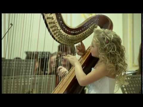 U. Temirkanov Awards Ceremony. A. Zabel - "At the fountain" (Alisa Sadikova - 9 years old harpist)