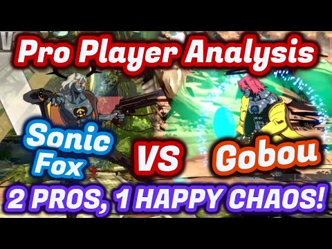 Analysing Pro Happy Chaos Gameplay! Comparing SonicFox vs Gobou! Guilty Gear Strive Happy Chaos Pros