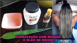 HIDRATAÇÃO COM BABOSA E ÓLEO DE RICINO - ALINA KEVIA