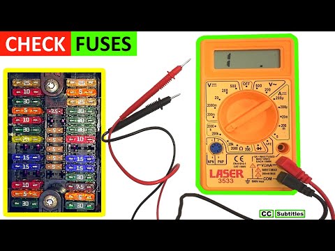 How to check car fuses without pulling them out - Testing fuses with a Multimeter Video