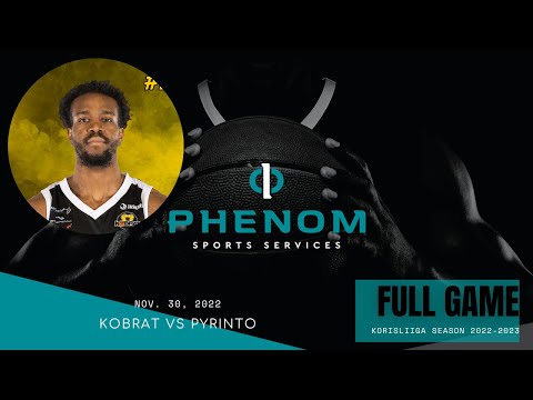 Eric Adams Full Game Video | Kobrat VS Pyrinto Nov. 30, 2022 - Korisliiga '22-'23