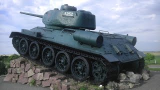 Тот самый танк, в котором нашли медаль.