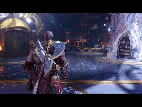 Kratos likes to be called Handsome Scene - God Of War Ragnarok