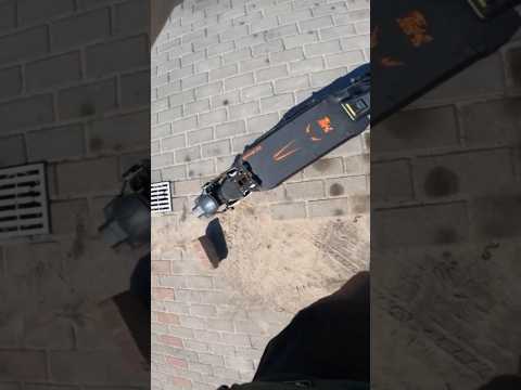 Wjechałem prosto w cegłę ! Tarcza hamulcowa - Kukirin g2 + g2 master