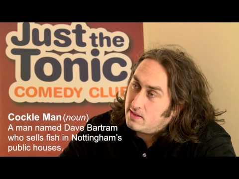 What does Ross Noble make of the Nottingham dialect?