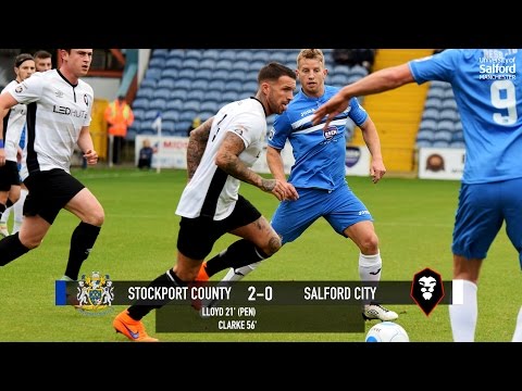 Stockport County 2-0 Salford City - The FA Cup 3rd Qualifying Round